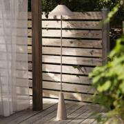 Globen Lighting Akku-utendørs gulvlampe Cannes, beige, IP54