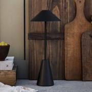 Globen Lighting Akku-Außentischleuchte Cannes, svart, IP54