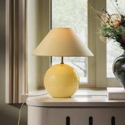 Globen Lighting bordlampe IRIS, gul/gul, høyde 39 cm