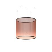 Vibia LED-hengelampe ARRAY rødbrun 113x124 sylinder 927 dimbar