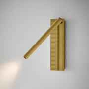 Bover LED-vegglampe Arid A/03 sandgul, aluminium, 2700 K