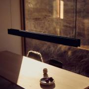 FRANDSEN Hengelampe Bridge, svart, opp/ned, 150 cm, G13