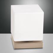 Med berøringsdimmer – LED-bordlampe Brenta gull