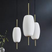 FRANDSEN Pendellampe i silkeglass, Ø 20 cm