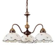 Sjarmerende hengelampe Nonna hvit blå