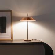 Vibia Mayfair LED-bordlampe, glinsende kobber