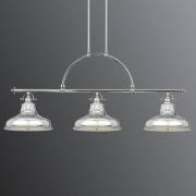 Hengelampe Emery 3 lyskilder sølv