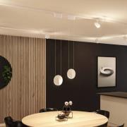 Paulmann URail LED-pendel Alejandro, signalhvit, 3000K, dimbar.