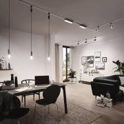 Paulmann URail skinne, signalhvit, lengde 200 cm, aluminium