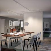 Paulmann URail kabelinngang, signalhvit, 200 cm