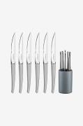 Grillkniver Jet i knivblokk 6-pk