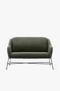 Brida 2-seters sofa i mørkegrått, 128 cm