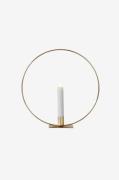 Star TradingCANDLE RING borddekor med LED-lysMessingDekorativ julebely...