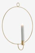 Star TradingCANDLE RING väggdekoration med LED-ljusMessingDekorativ ju...