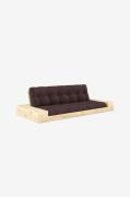 Karup DesignBase Sovesofa m. 2 sidebokser Tre-seterBrunSovesofaerFra H...