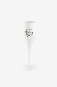 KoziolChampagneglass Med Print 6-pk CHEERS 100mlHvitVinglassFra Homero...