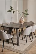 &HomeCountry spisegruppe med 1 bord + 6 stolerBrunSpisegrupperFra Home...