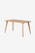 Wood FurnitureSpisebord Lula, 140x80cm, eikBrunSpisebordFra Homeroom