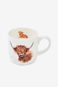 Royal WorcesterKrus Wrendale Designs Highland Coo 31 clFlerfargetKoppe...