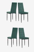 Loft24Spisestuestol 4 Pk BeccaGrønnStolerFra Homeroom