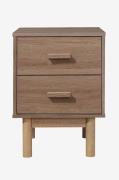 Loft24Nattbord 2 skuffer MelanieBrunNattbordFra Homeroom