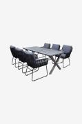 LifestyleGardenBord 190 cm og 6 stk Mikado-stolerGråSpisegrupperFra Ho...