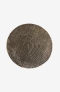 KM HomeTeppe Genova Zen rundBrunGlattvevde tepperFra Homeroom