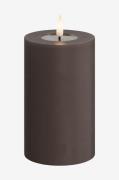 DeluxeHomeartLED-søylelys 7,5x12,5 cmBrunLysFra Homeroom