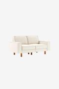 Hanah Home2-seters sofa SparrowHvit2-seters sofaerFra Homeroom