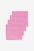 MidnattServiettsett Pink 4 stkRosaServietterFra Homeroom