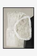 MalerifabrikkenDesign Painting / White Stone / 90x120 Cm / Svart ramme...