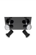 EGLOSpotlight Tamara 1 SquareSvartSpotlysFra Homeroom
