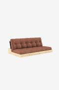 KarupBase Sovesofa Tre-setersBrunSovesofaerFra Homeroom