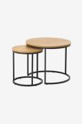 HåumCosmo Nest av bord Ø60SvartSofabordFra Homeroom