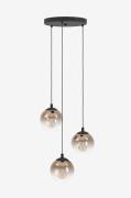 EGLOPendellampe Ariscani Round Svart/kobber, 3 lamperSvartTakpendlerFr...