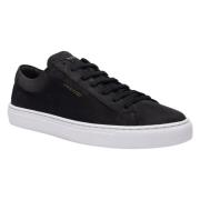 Svart Nubuck Spin Sneaker