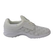 Hvite Polyester Runner Beth Sport Sneakers