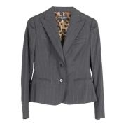 Pre-owned Dolce &; Gabbana Blazer i grå ull