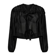 Moniquecc Tie Blouse - Black