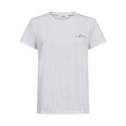 Hvit Logo Tee T-Skjorte