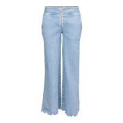 Xenon Blue Wide Leg Jeans