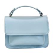 Renei Shiny Structure - Blå Mist Crossbody Veske