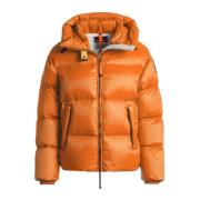 Oransje Anya Puffer Ytterplagg