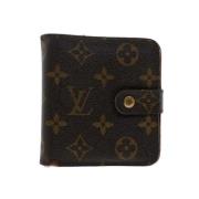 Pre-owned Svart lerret Louis Vuitton lommebok