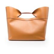 Bow Skinn Tote Bag - Brun