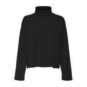 Sort Vero Moda Fiona Ls Rolleck Topper