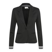 Stripete Blazer med Sporty Touch