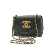 Pre-owned Svart skinn Chanel skulderveske