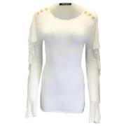 Pre-owned Beige stoff Balmain Top