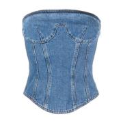 Denim Korsett Topp